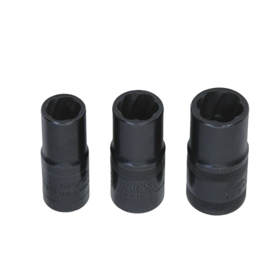 Picture of LSR2000PLUS Set Lug Nut Flip Twist Socket 3 pcs.